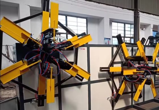 380v Rubber Strip PE PVC Hose Winding Machine Double Station Coil Winding Machine