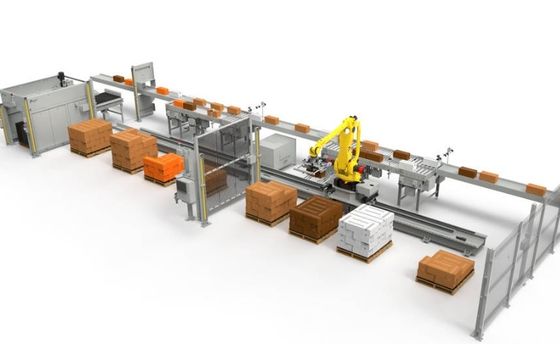 Automated Robotic Palletizer And Depalletizer For Cartons Bags Film Packaging