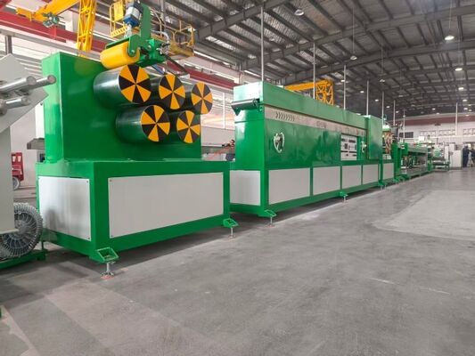 PP Strapping Line with Five Roller Haul-Off & Tension Feedback for Consistent Traction