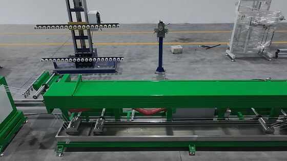 Smooth Surface Finish with Mirror Chrome Rollers in Haul-Off Units  Polypropylene Strapping Machine
