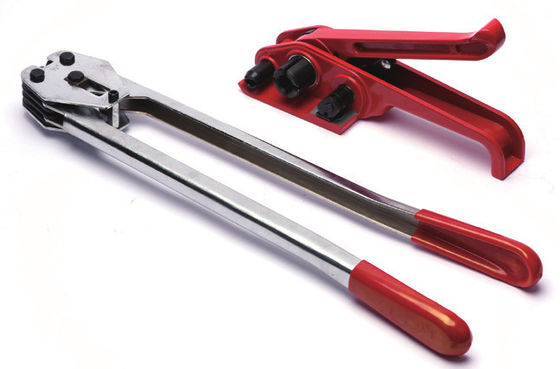 Polyester PET Manual Strap Tensioner And Sealer With Tin Buckle Locking