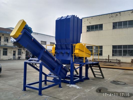 Industrial Single Shaft Shredder 380V 30 Moving Knives  For Plastics