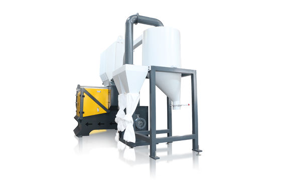 Single Shaft Rotary Shear Shredder 380v 50hz With Automatic Reverse System
