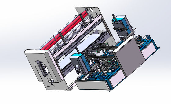 5 - 6rolls/Min Automatic Fabric Roll Packing Machine For Pillow Core Quilt