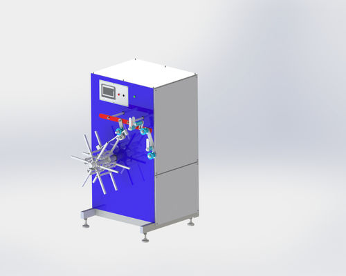 Compact Hose Winding Machine Rubber Tube Winder With Automatic Strapping