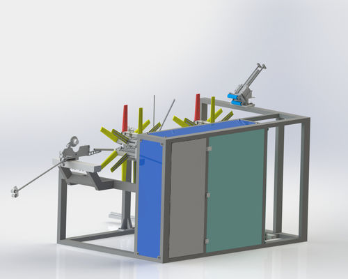Plastic HDPE LDPE Pipe Winder Automatic Single Or Double Station Pipe Winder