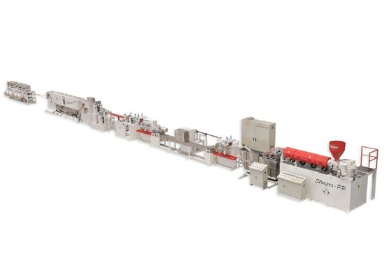 Single Screw PET Packing Belt Extrusion Machine PLC Control 800kg/H