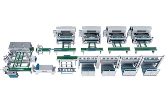 Electric Automatic Fabric Roll Packing Machine For Textile Pillow Core