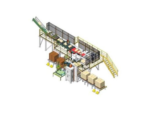 Electric Packaging And Palletizing Line Automated Palletizing And Depalletizing Machine