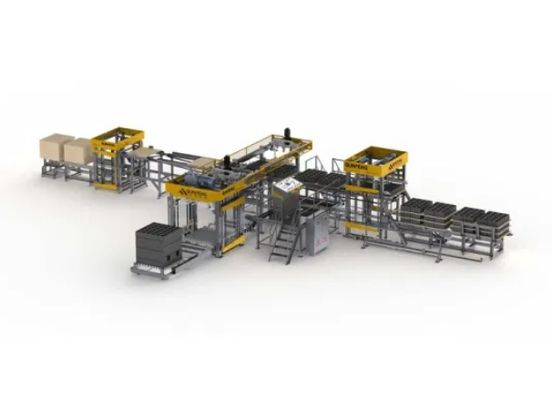 Touch Screen Automatic Packaging And Palletizing Solutions For Different Industries