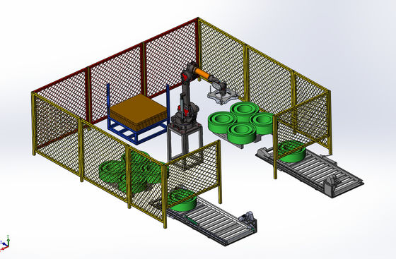 PET strapping winder winding machine with automatic Palletizing System
