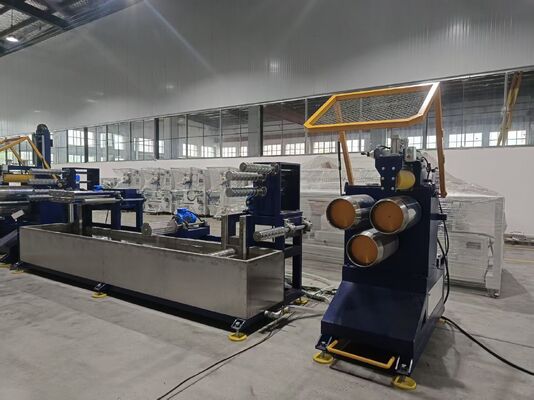 Two-Stage Water Removal System for Dry Product Before Winding – PP Strapping Line